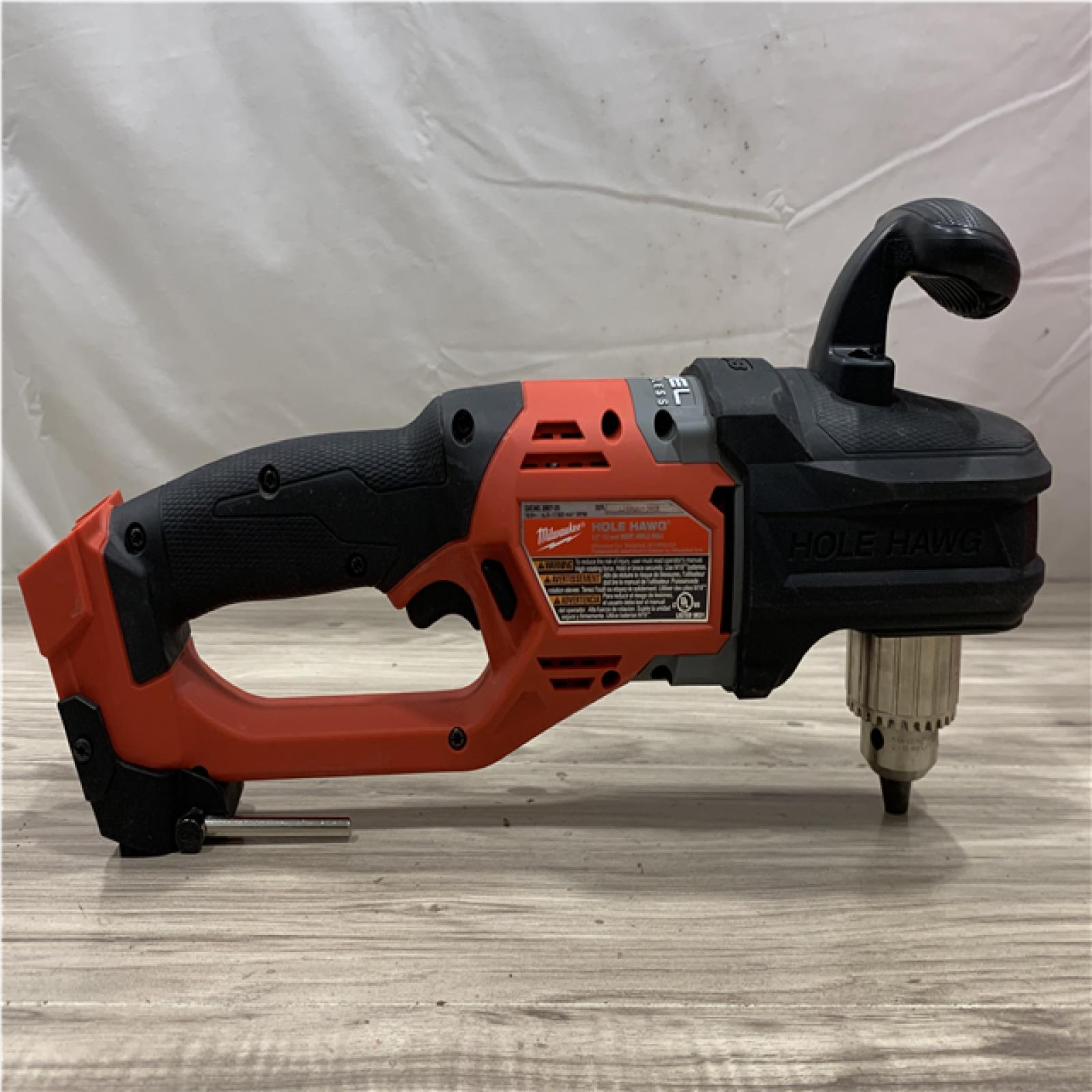 AS-IS Milwaukee FUEL GEN II 18V Lithium-Ion Brushless Cordless 1/2 in. Hole Hawg Right Angle Drill (Tool-Only)