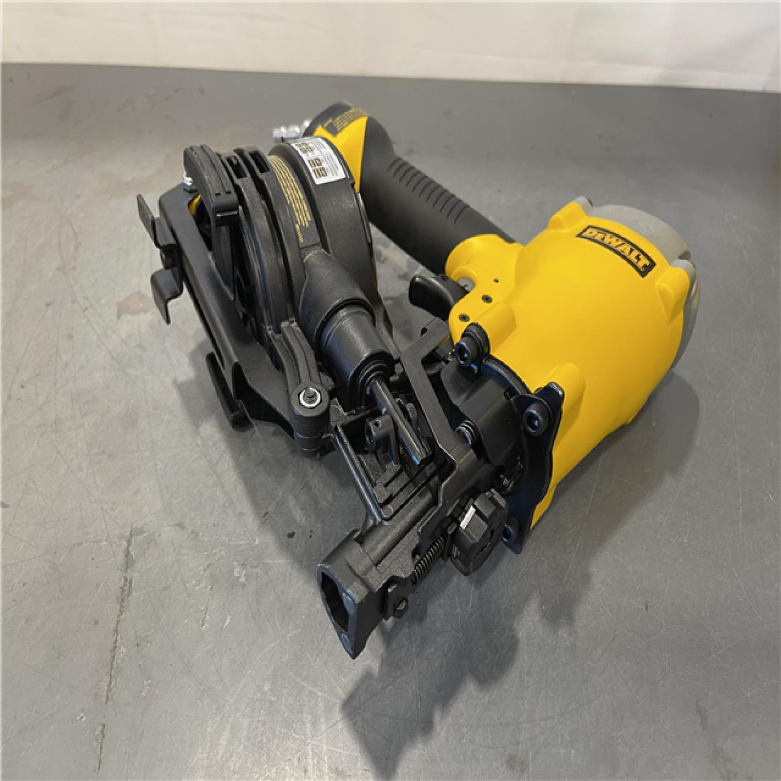 AS-IS - DeWalt 1-3/4 in. 15 Degree Pneumatic Coil Roofing Nailer