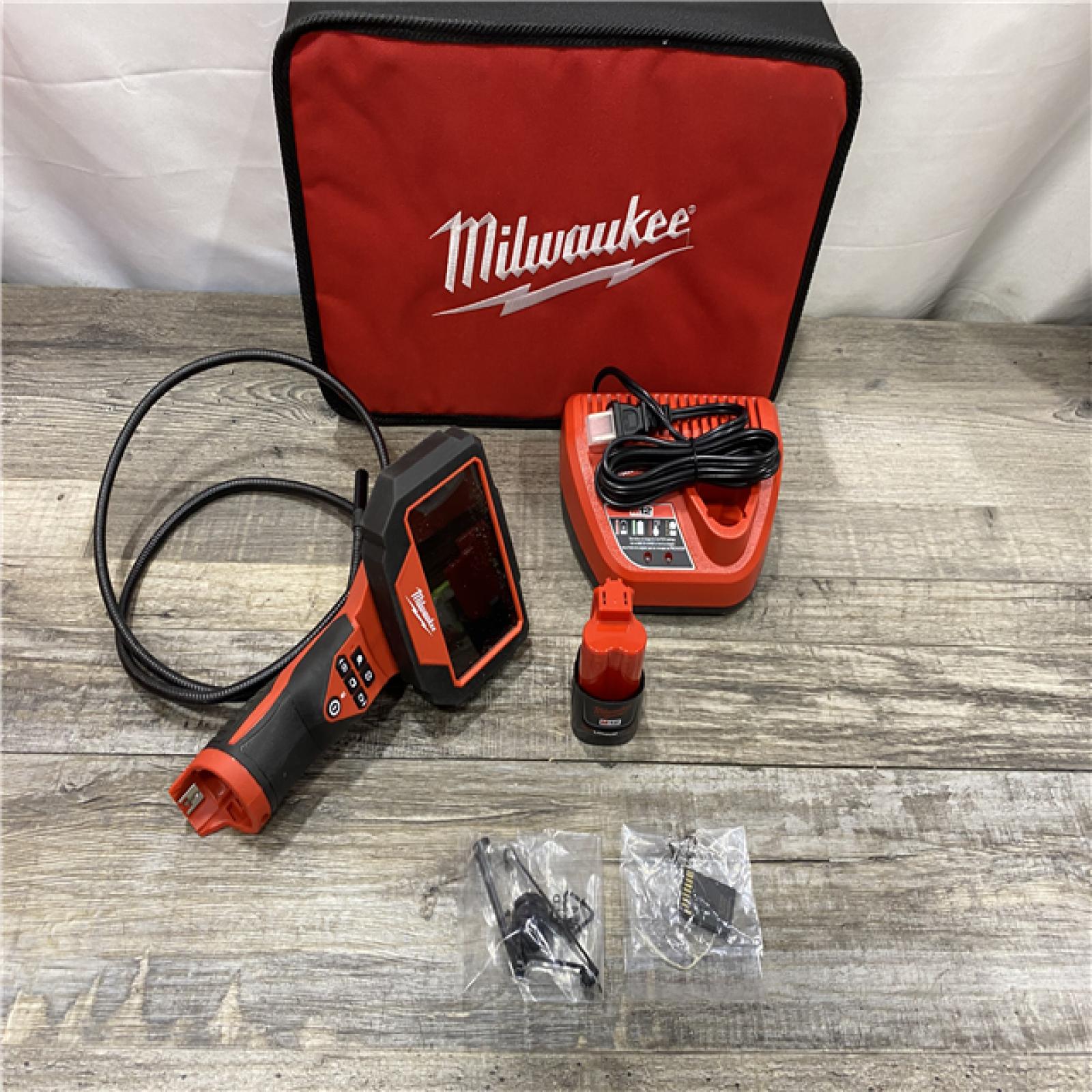 AS-IS Milwaukee 12V Lithium-Ion Cordless M-SPECTOR 360-Degree 4 ft. Inspection Camera Kit