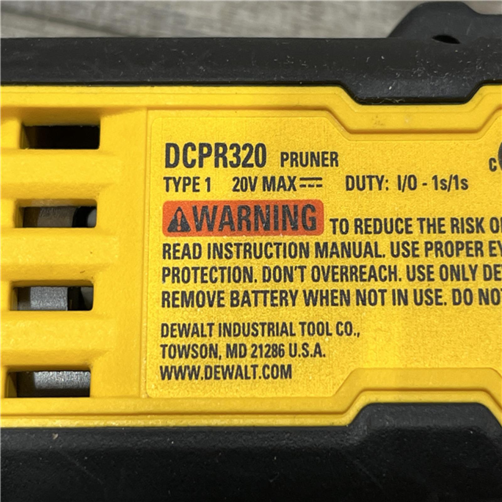 AS-IS DEWALT 20V MAX Cordless Pruner Kit