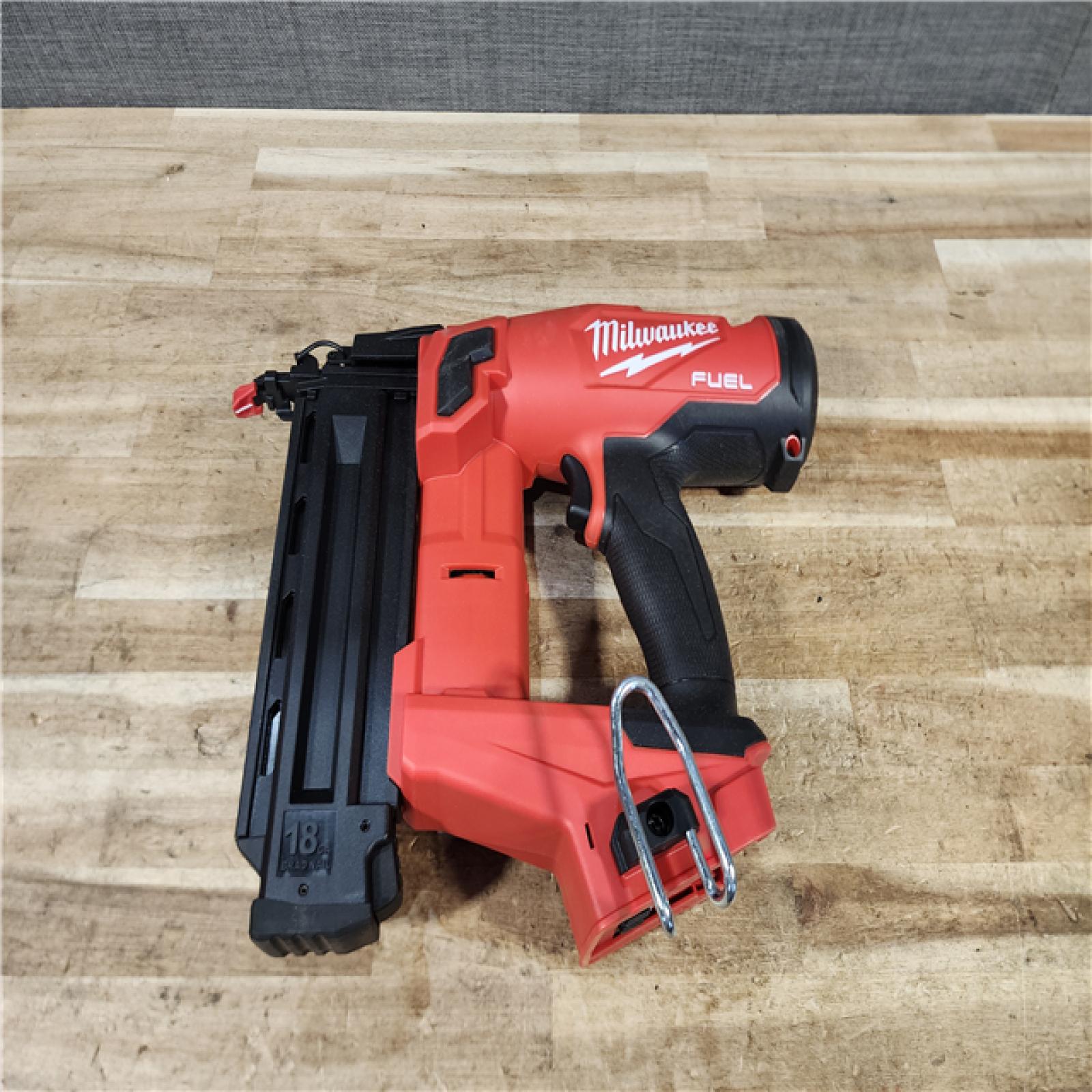 HOUSTON LOCATION - AS - IS Milwaukee FUEL 18-Volt Lithium-Ion Brushless Cordless Gen II 18-Gauge Brad Nailer (Tool-Only)