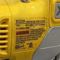 AS-IS DEWALT 20V MAX XR Cordless Brushless Jigsaw (Tool Only)