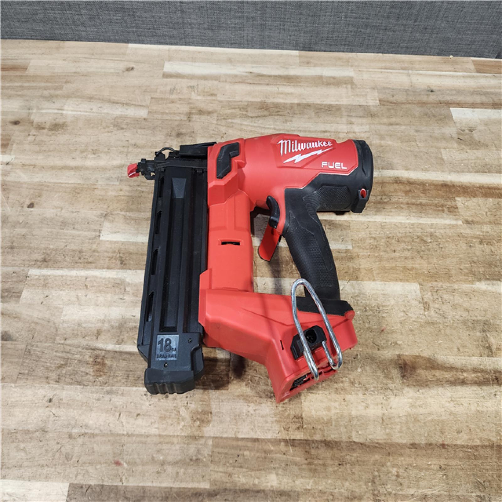 HOUSTON LOCATION - AS - IS Milwaukee FUEL 18-Volt Lithium-Ion Brushless Cordless Gen II 18-Gauge Brad Nailer (Tool-Only)