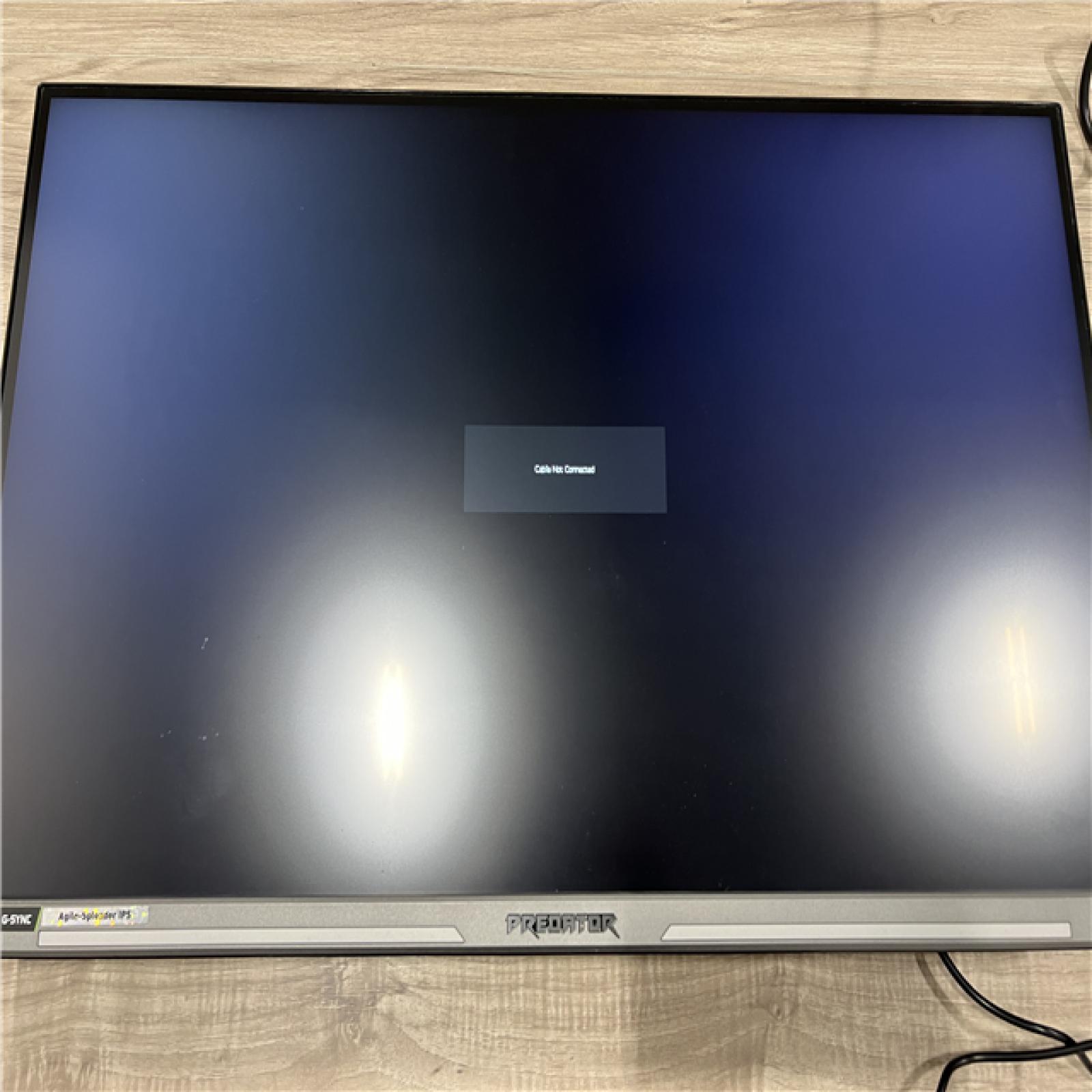 AS-IS Acer Predator XB273U Gsbmiiprzx 27 IPS LED Monitor - Black