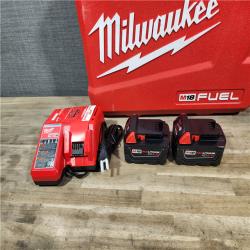 HOUSTON LOCATION - AS-IS MILWAUKEE FUEL 18V Lithium-Ion Brushless Cordless Hammer Drill and Impact Driver Combo Kit
