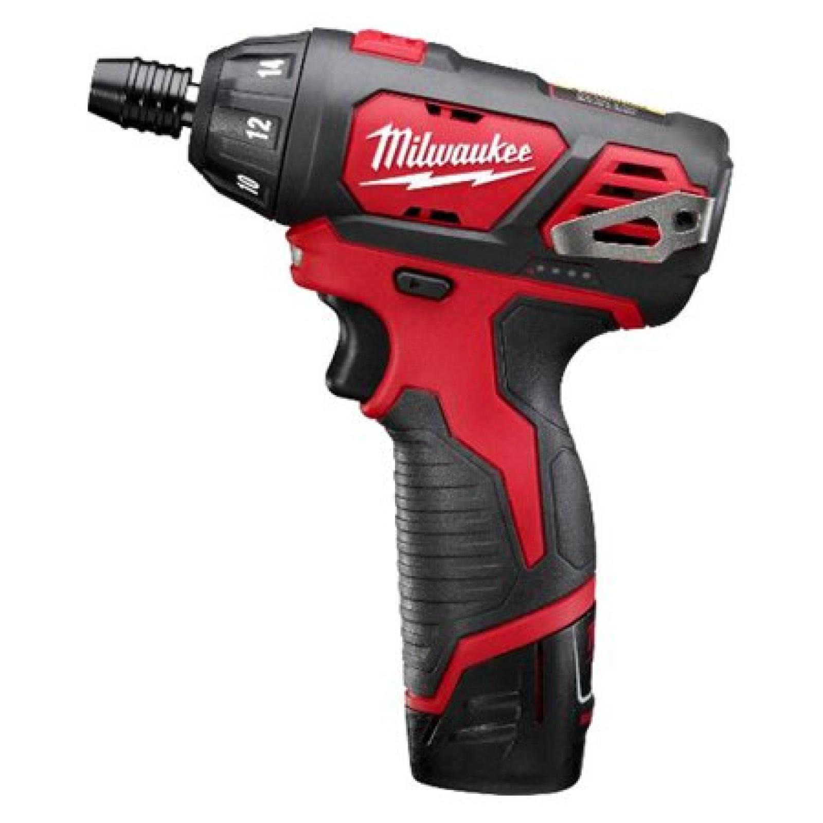 NEW - Milwaukee 12V Lithium-Ion Cordless 1/4 in. Hex Screwdriver Kit