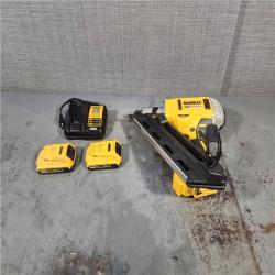 HOUSTON LOCATION - AS-IS DEWALT Cordless Brushless 2-Speed 30 Degree Framing Nailer W/ (2) BATTERY & CHARGER