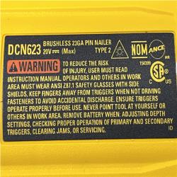 AS-IS DEWALT ATOMIC 20V MAX Lithium Ion Cordless 23 Gauge Pin Nailer Kit