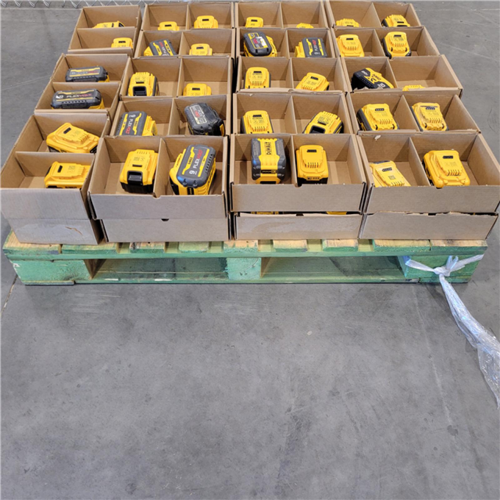 DALLAS LOCATION - AS-IS  DEWAL BATTERY PALLET