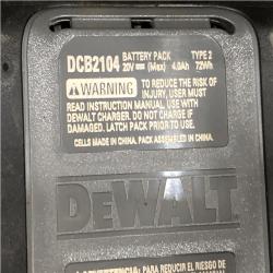 AS-IS DEWALT 20V XR Lithium-Ion Starter Pack with 8.0 Ah and 4.0 Ah Battery Packs and Charger