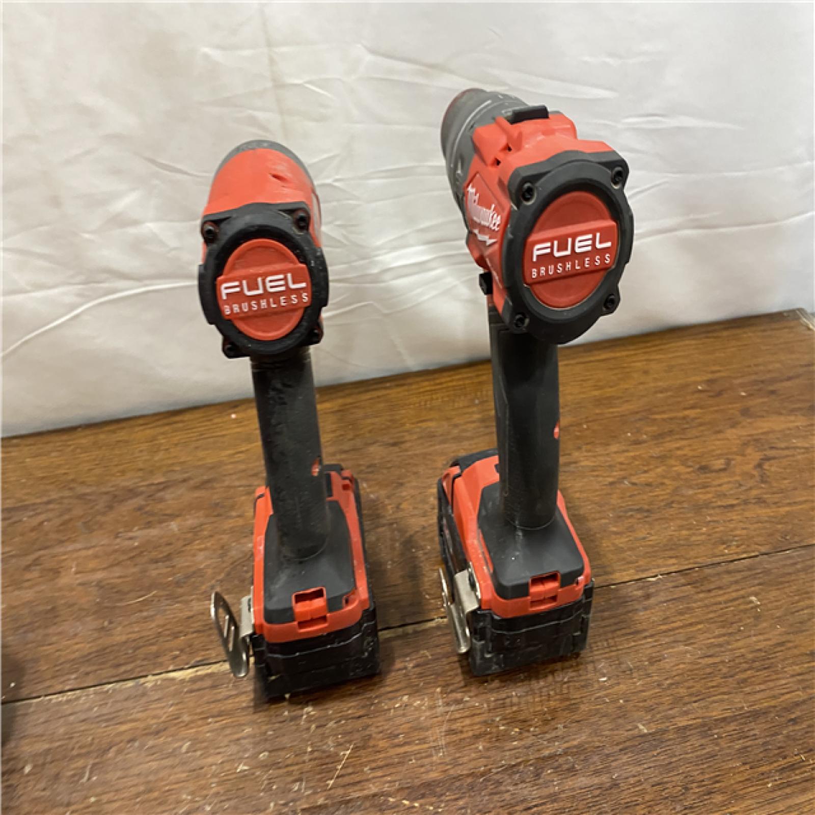 AS-IS M18 FUEL 18V Lithium-Ion Brushless Cordless Hammer Drill and Impact Driver Combo Kit (2-Tool) with 2 Batteries