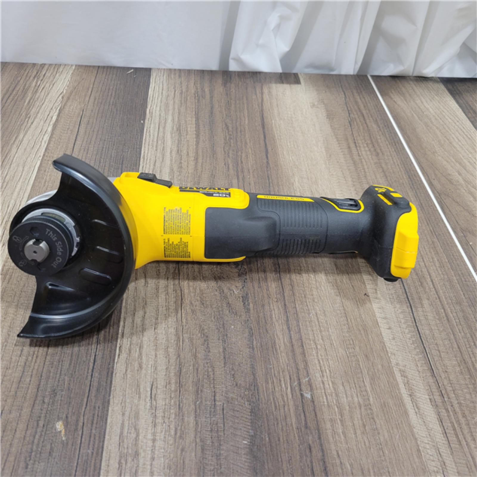 AS-IS DeWalt DCG405B 20V Max XR 4.5-Inch Slide Switch Small Angle Grinder (Tool Only)
