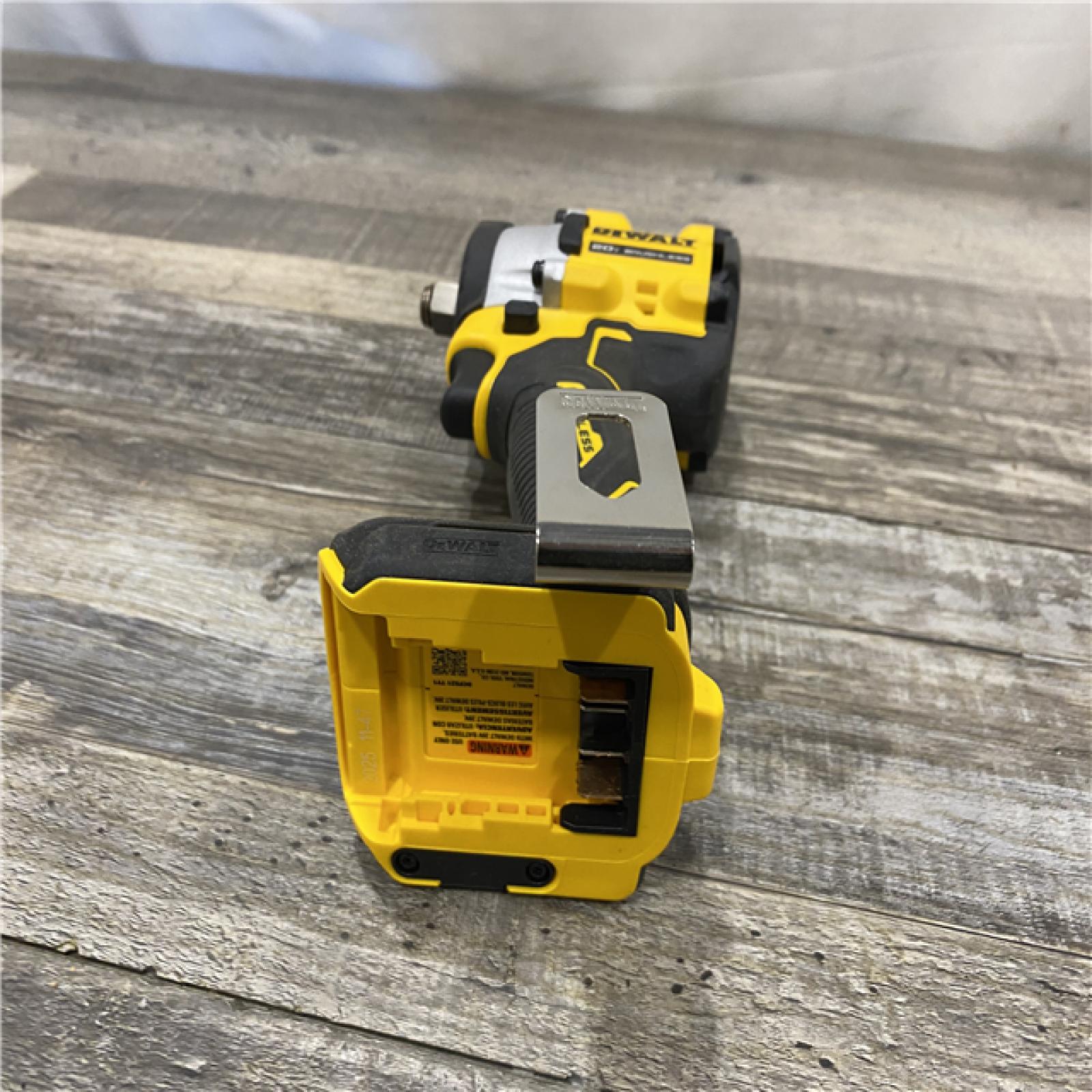 AS-IS DEWALT ATOMIC 20V MAX Cordless Brushless 1/2 in. Variable Speed Impact Wrench (Tool Only)
