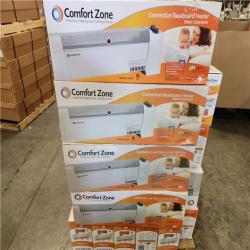 Phoenix Location NEW Comfort Zone 29 in. 1,500-Watt White Convection Baseboard Heater with Silent Operation Pallet (36 Total) (Sealed)