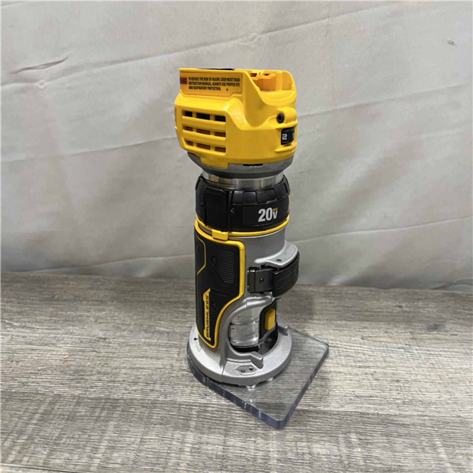 AS-IS DEWALT 20V MAX XR Cordless Brushless Fixed Base Compact Router (Tool Only)