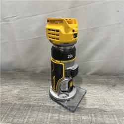 AS-IS DEWALT 20V MAX XR Cordless Brushless Fixed Base Compact Router (Tool Only)