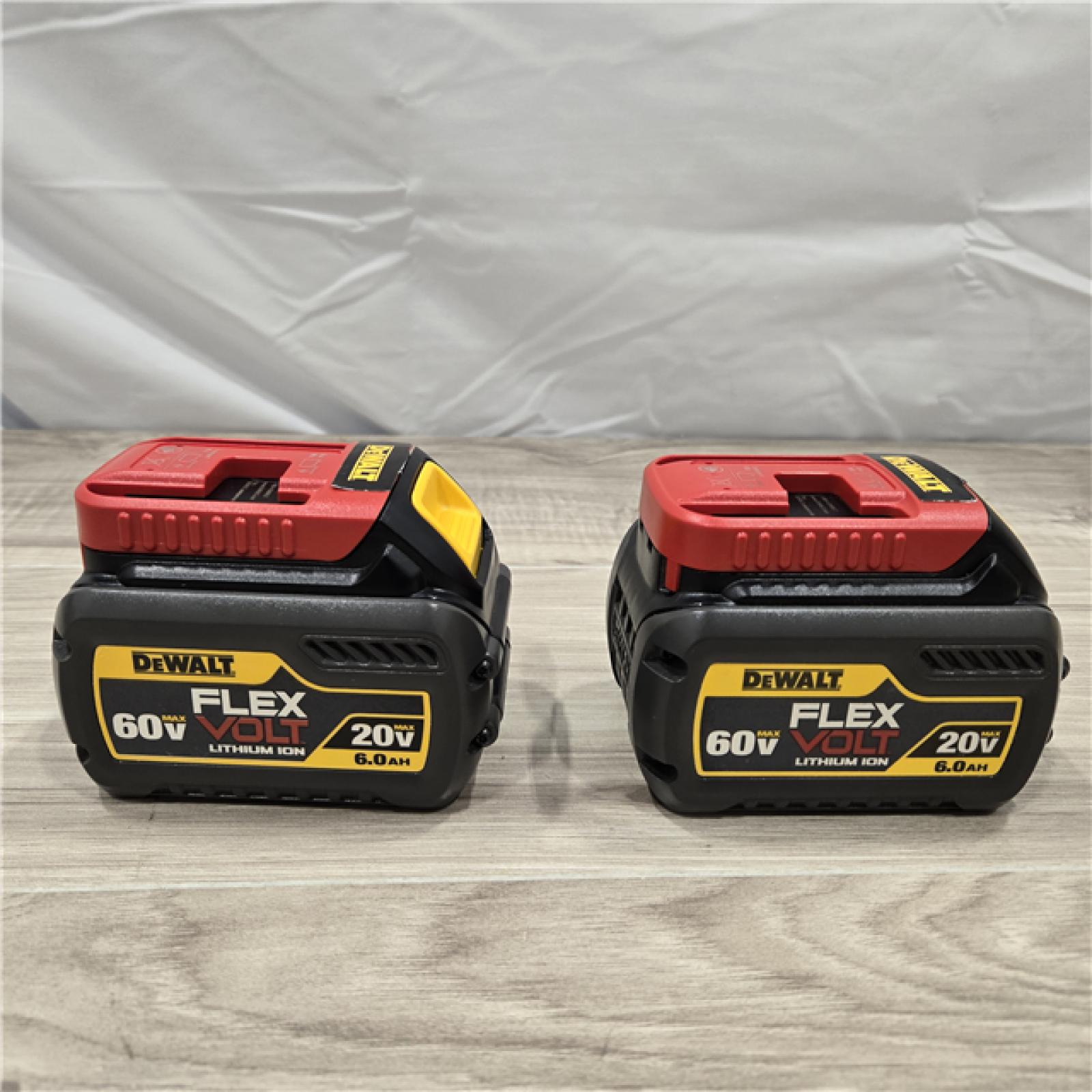 LIKE NEW! - DEWALT FLEXVOLT 20V/60V MAX 6.0Ah Battery Pack (2-Pack)