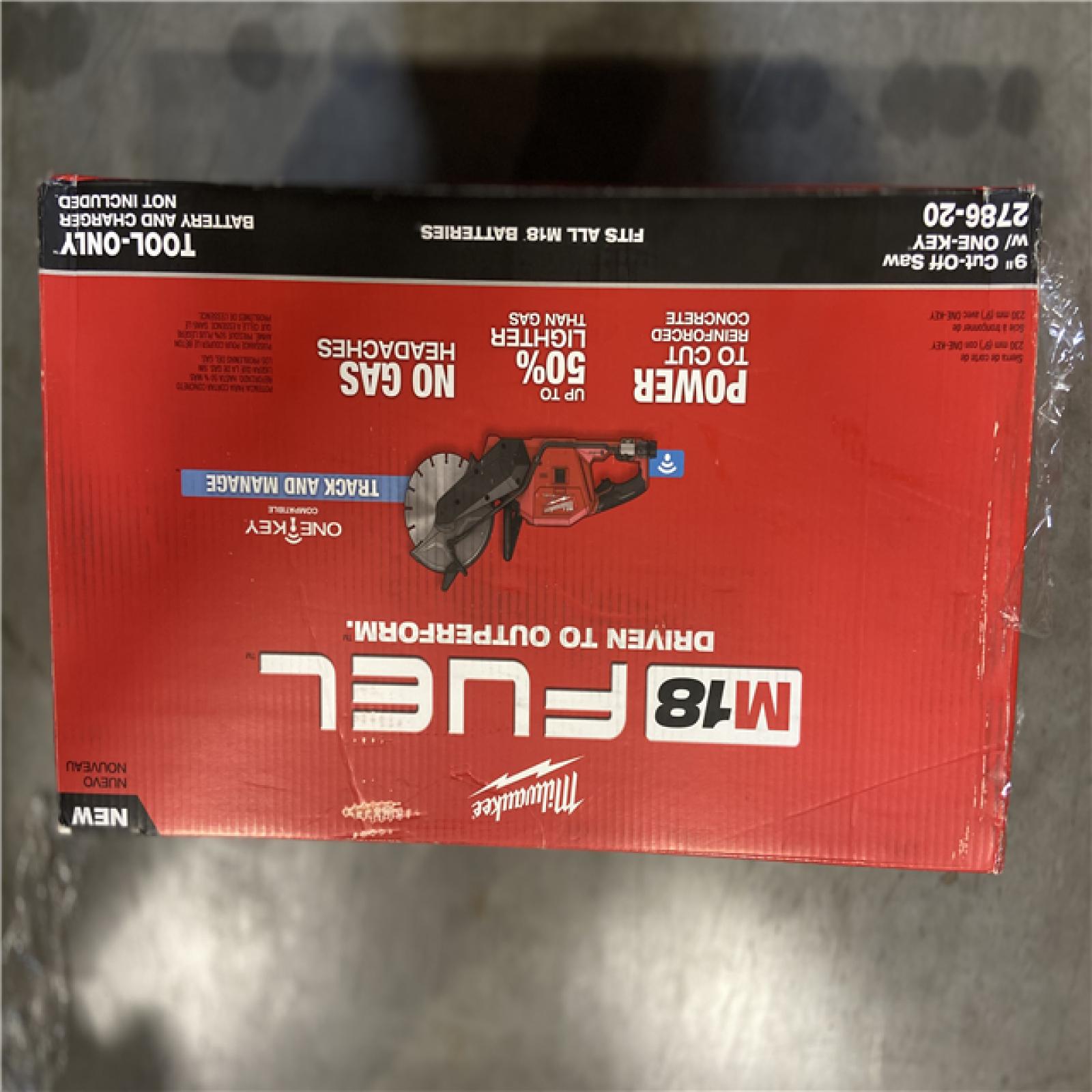 DALLAS LOCATION - Milwaukee M18 FUEL ONE-KEY 18V Lithium-Ion Brushless Cordless 9 in. Cut Off Saw (Tool-Only)