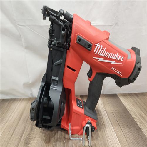 AS-IS- Milwaukee M18 FUEL 18-Volt Lithium-Ion Brushless Cordless Coil Roofing Nailer (Tool Only)