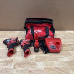 AS-IS Milwaukee FUEL 12V Cordless Hammer Drill and Impact Driver Combo Kit