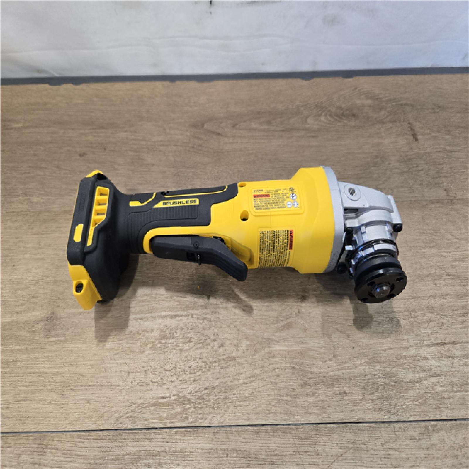 AS-IS DEWALT 20V MAX Cordless 4-1/2 in. Angle Grinder (Tool Only)