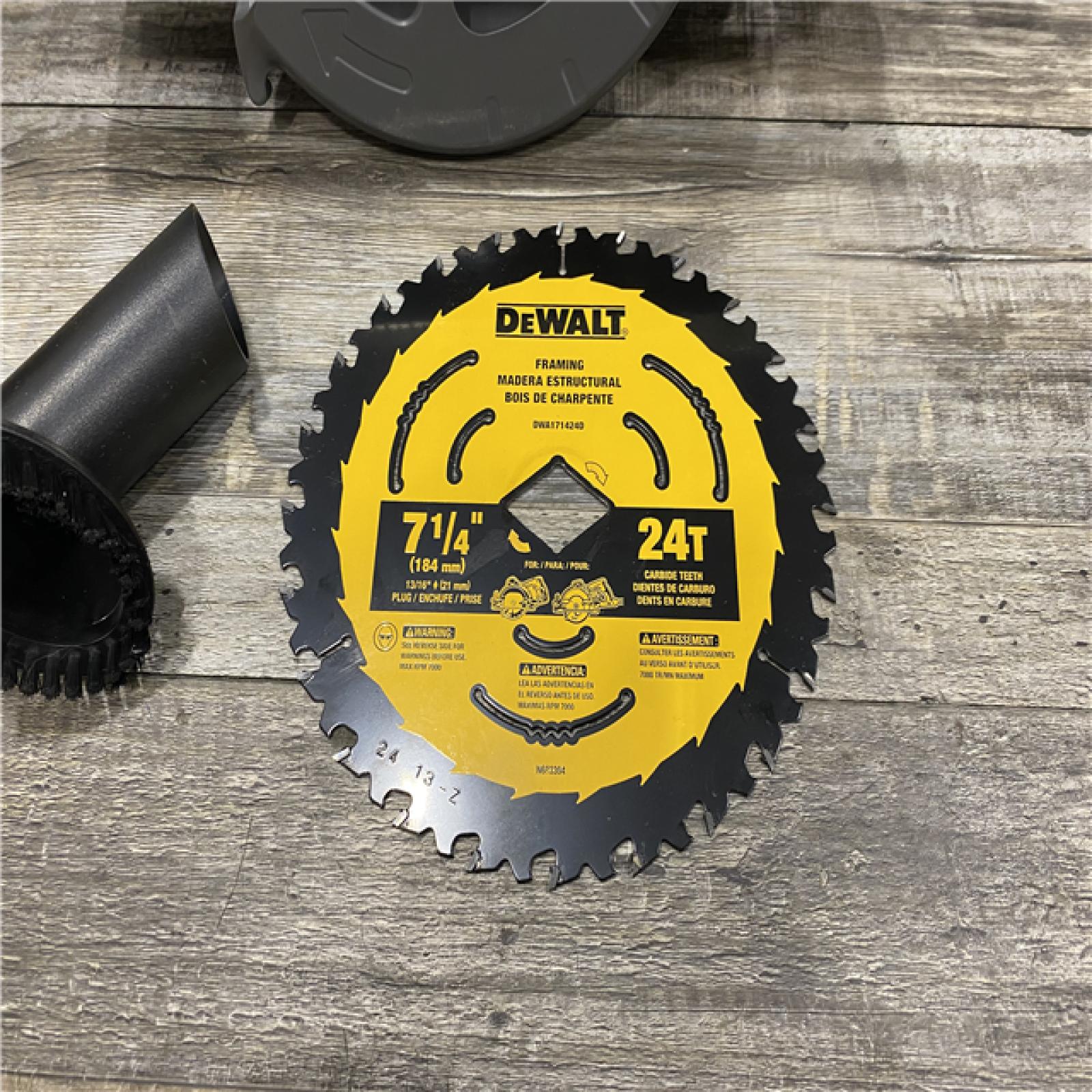 AS-IS DEWALT FLEXVOLT 60V MAX Cordless Brushless 7-1/4 in. Wormdrive Style Circular Saw (Tool Only)