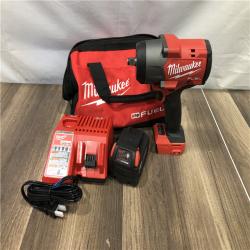 AS-IS Milwaukee FUEL 18V Lithium-Ion Brushless Cordless 1/2 in. Impact Wrench w/Friction Ring Kit