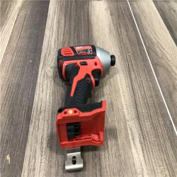 AS-IS Milwaukee 18V Lithium-Ion Cordless 1/4 in. Hex Impact Driver (Tool-Only)