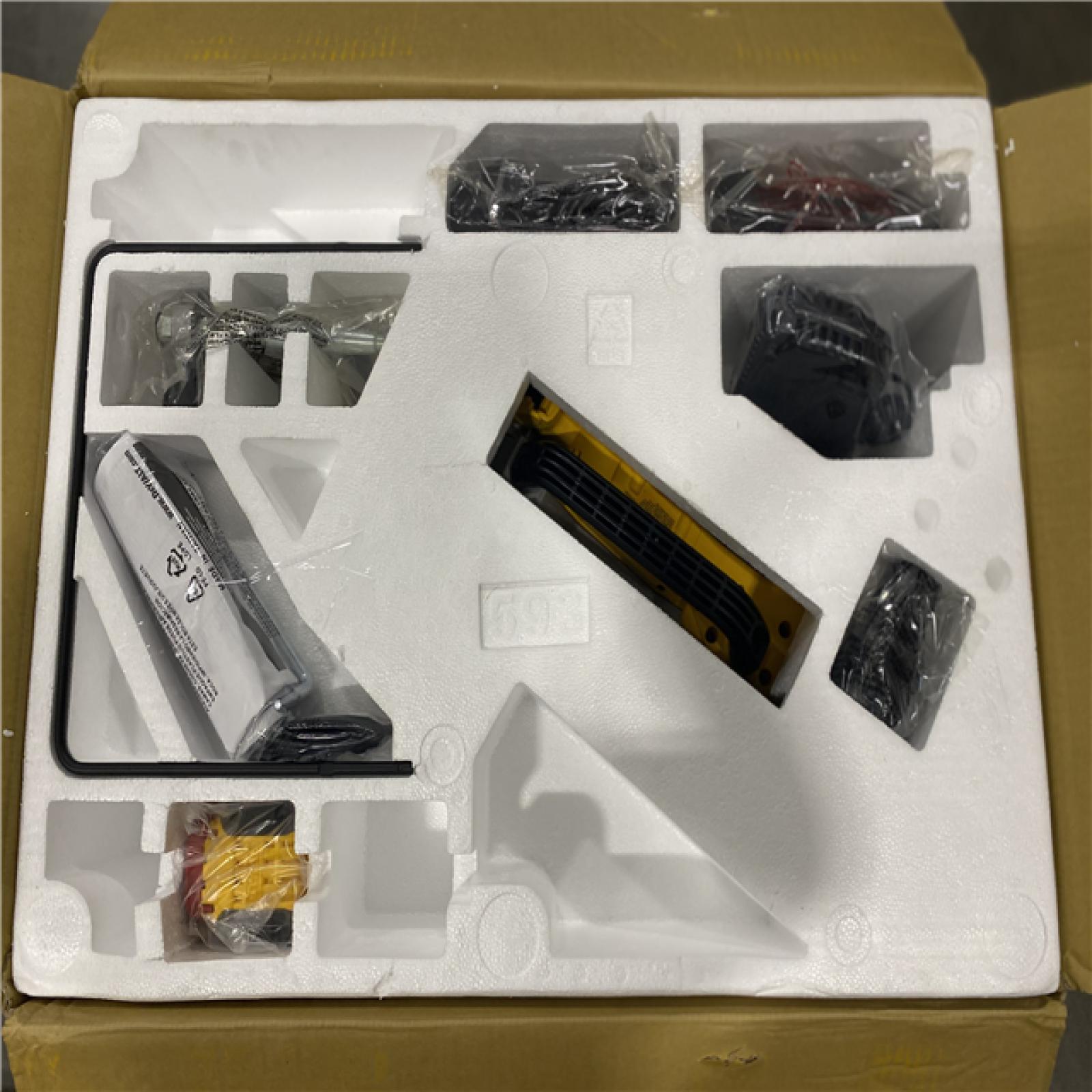 As-Is- DEWALT 60V Lithium-Ion 12 in. Cordless Sliding Miter Saw Kit with 9.0Ah Battery Pack