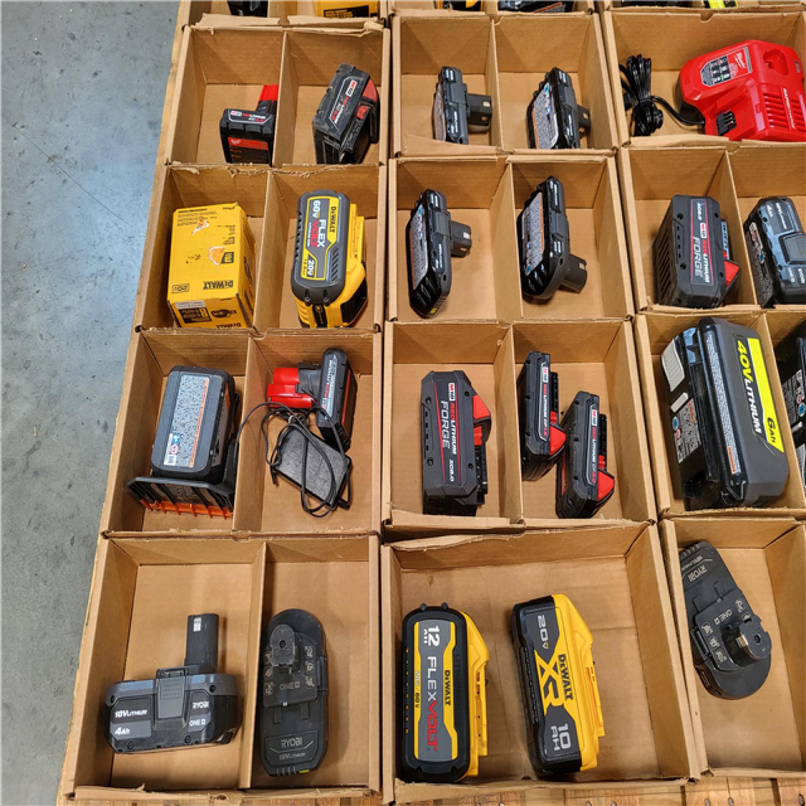 CALIFORNIA AS-IS BATTERY PALLET