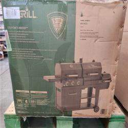 Phoenix Location NEW Nexgrill Oakford 1150 Pro 3-Burner Propane Gas and Offset Charcoal Smoker Combo Grill in Black (Sealed)
