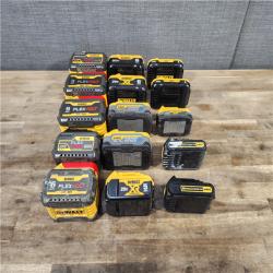 HOUSTON LOCATION - AS-IS DEWALT BATTERY PACK QTY - 15