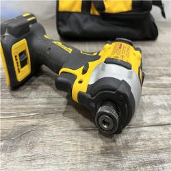 AS-IS DEWALT ATOMIC 20V MAX Lithium-Ion Cordless 1/4 in. Brushless Impact Driver Kit