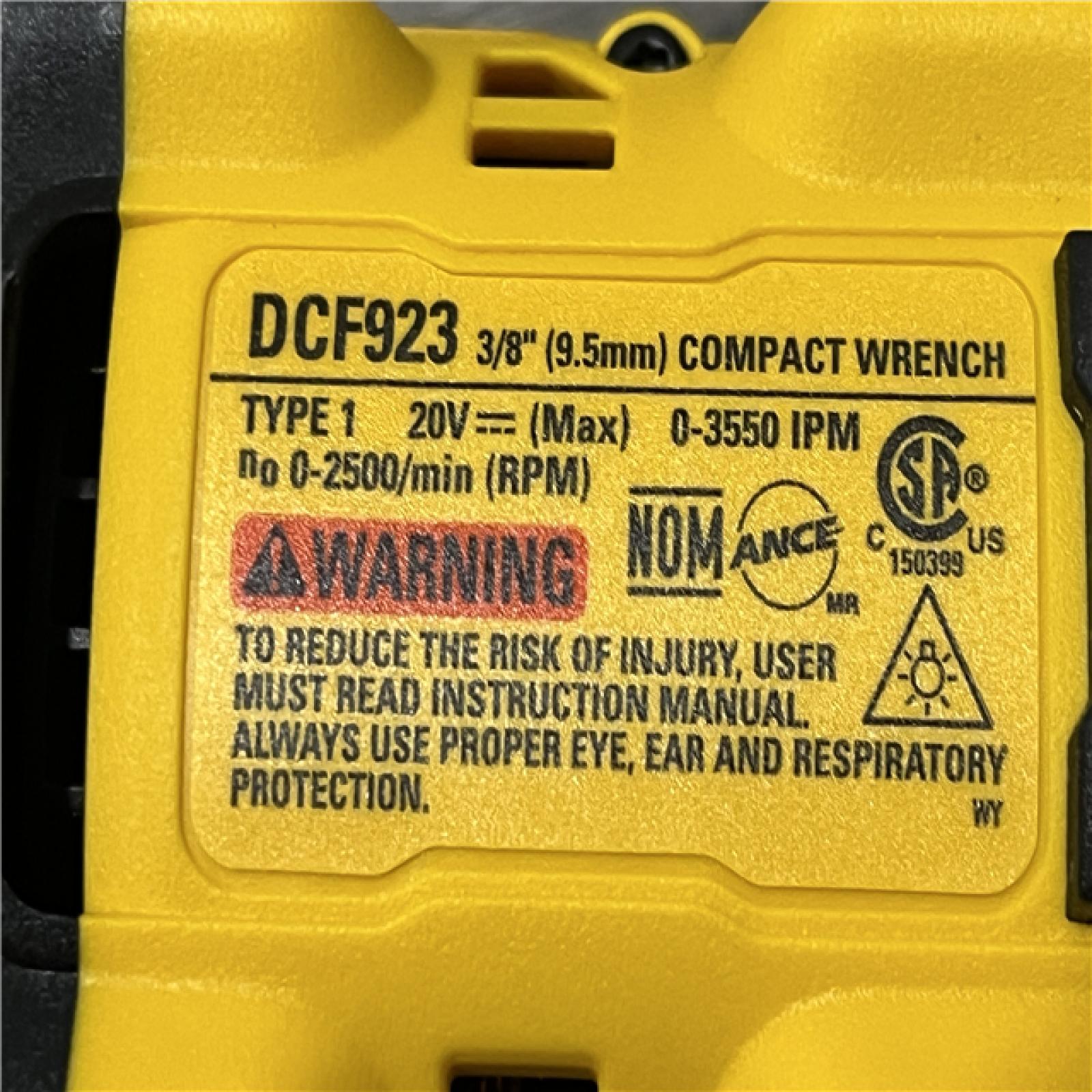 AS-IS DEWALT ATOMIC 20V MAX Cordless Brushless 3/8 in.Variable Speed Impact Wrench (Tool Only)