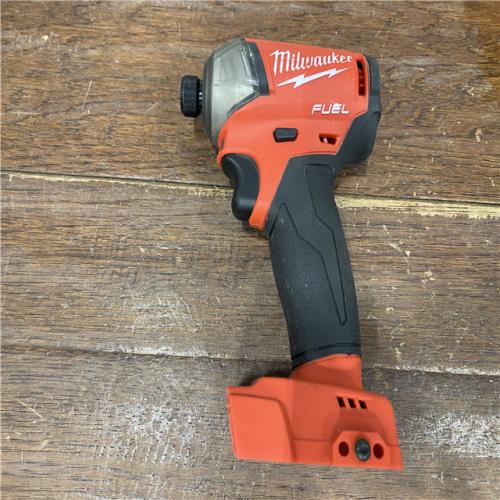 AS-IS Milwaukee 2953-20 18V Lithium-Ion Brushless Cordless 1/4   Hex Impact Driver Bare Tool  Red