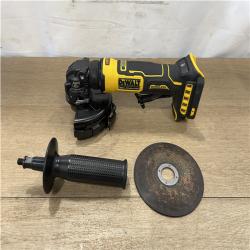 AS-IS DEWALT ATOMIC 20V MAX Cordless 4-1/2 in. Angle Grinder with Paddle Switch (Tool Only)