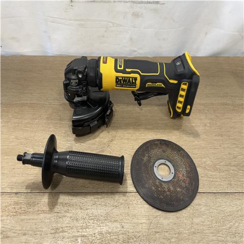 AS-IS DEWALT ATOMIC 20V MAX Cordless 4-1/2 in. Angle Grinder with Paddle Switch (Tool Only)