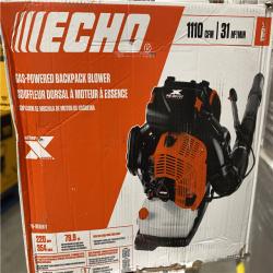 DALLAS LOCATION- NEW!- ECHO 220 MPH 1110 CFM 79.9 cc Gas 2-Stroke X Series Backpack Blower with Hip-Mounted Throttle