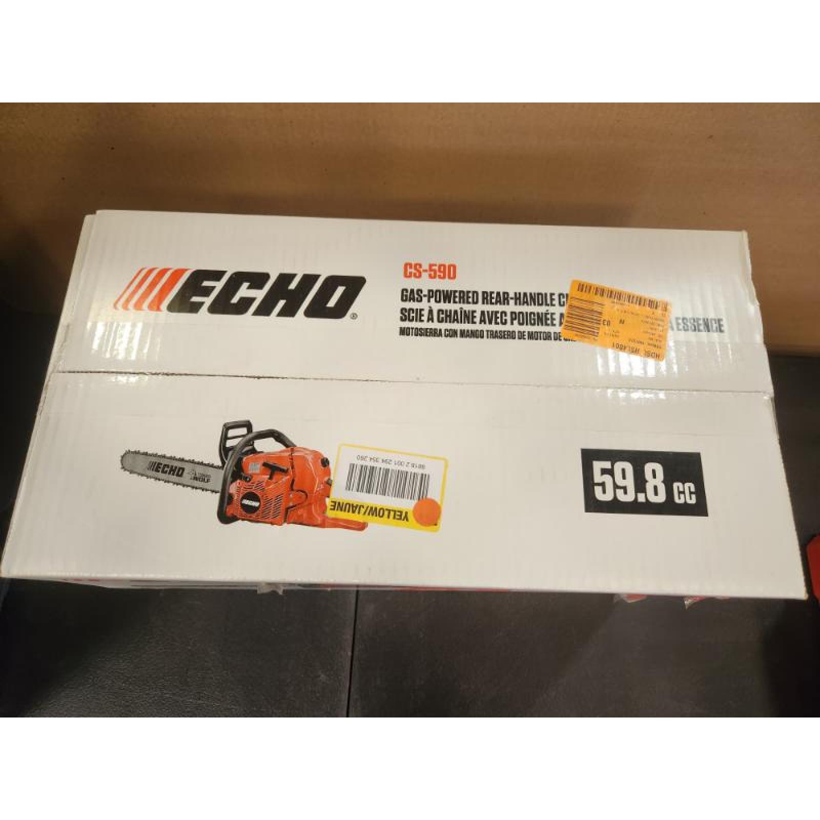 Phoenix NEW ECHO 20 in. 59.8 cc Gas 2-Stroke Rear Handle Timber Wolf Chainsaw (SEALED)