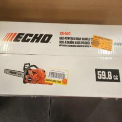 Phoenix NEW ECHO 20 in. 59.8 cc Gas 2-Stroke Rear Handle Timber Wolf Chainsaw (SEALED)