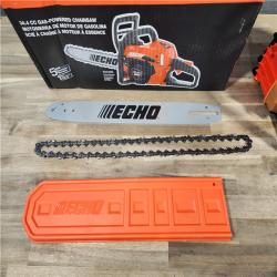 HOUSTON LOCATION - AS-IS (APPEARS LIKE NEW) Echo CS-3510-16 34.4cc 16  2 Stroke Gas Lightweight Rear Handle Chainsaw