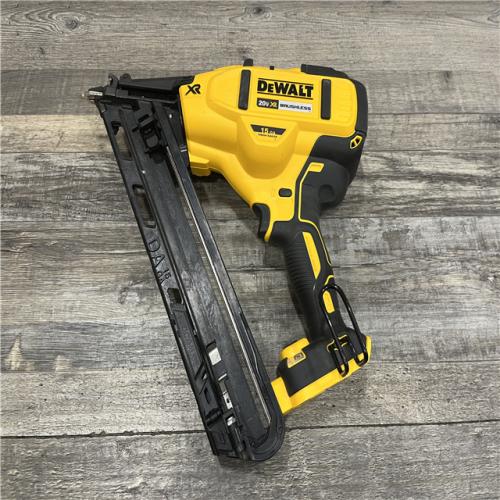 AS-IS DEWALT Cordless 20V MAX XR Angled Finish Nailer (Tool Only)