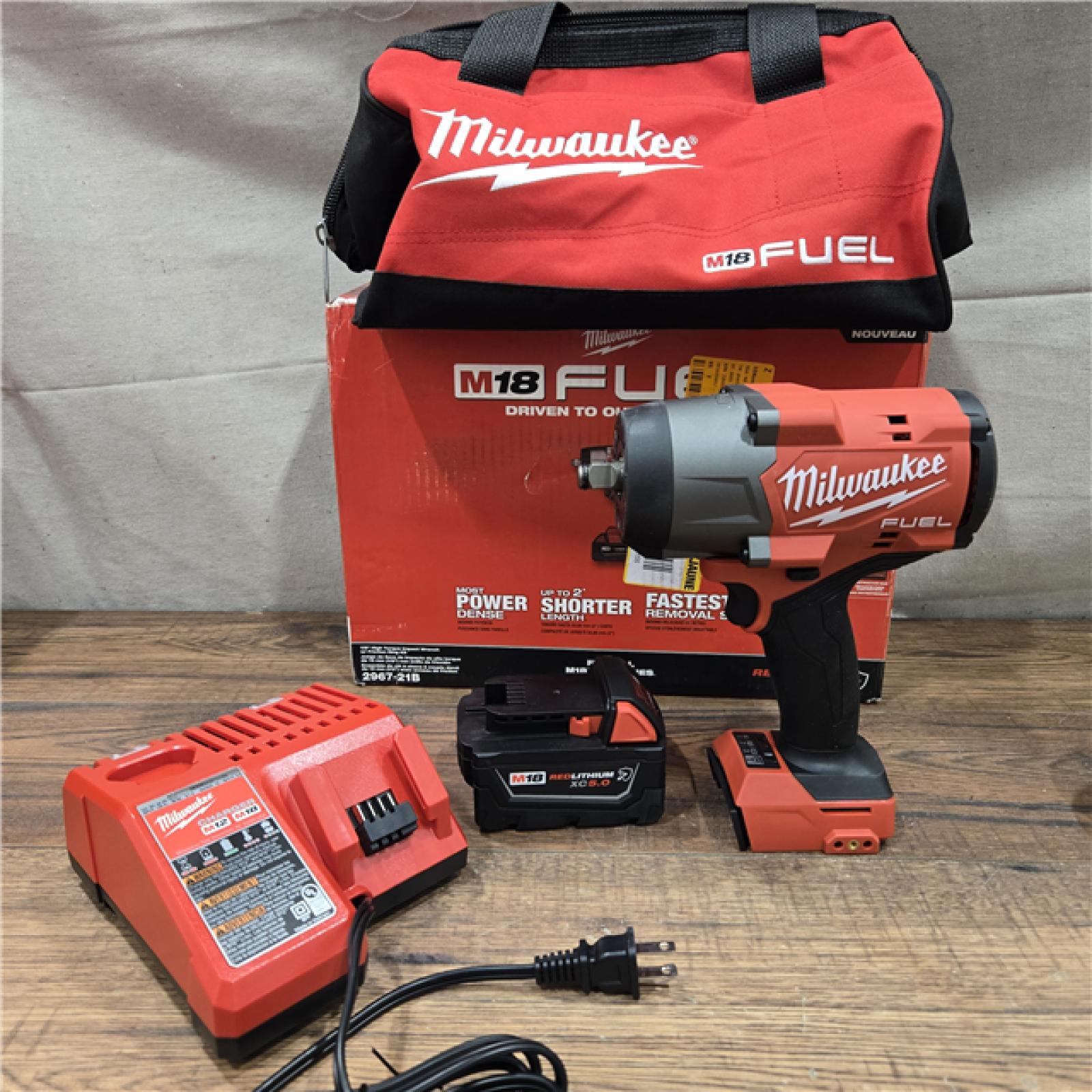 AS-IS Milwaukee M18 FUEL 1/2 High Torque Impact Wrench with Friction Ring Kit