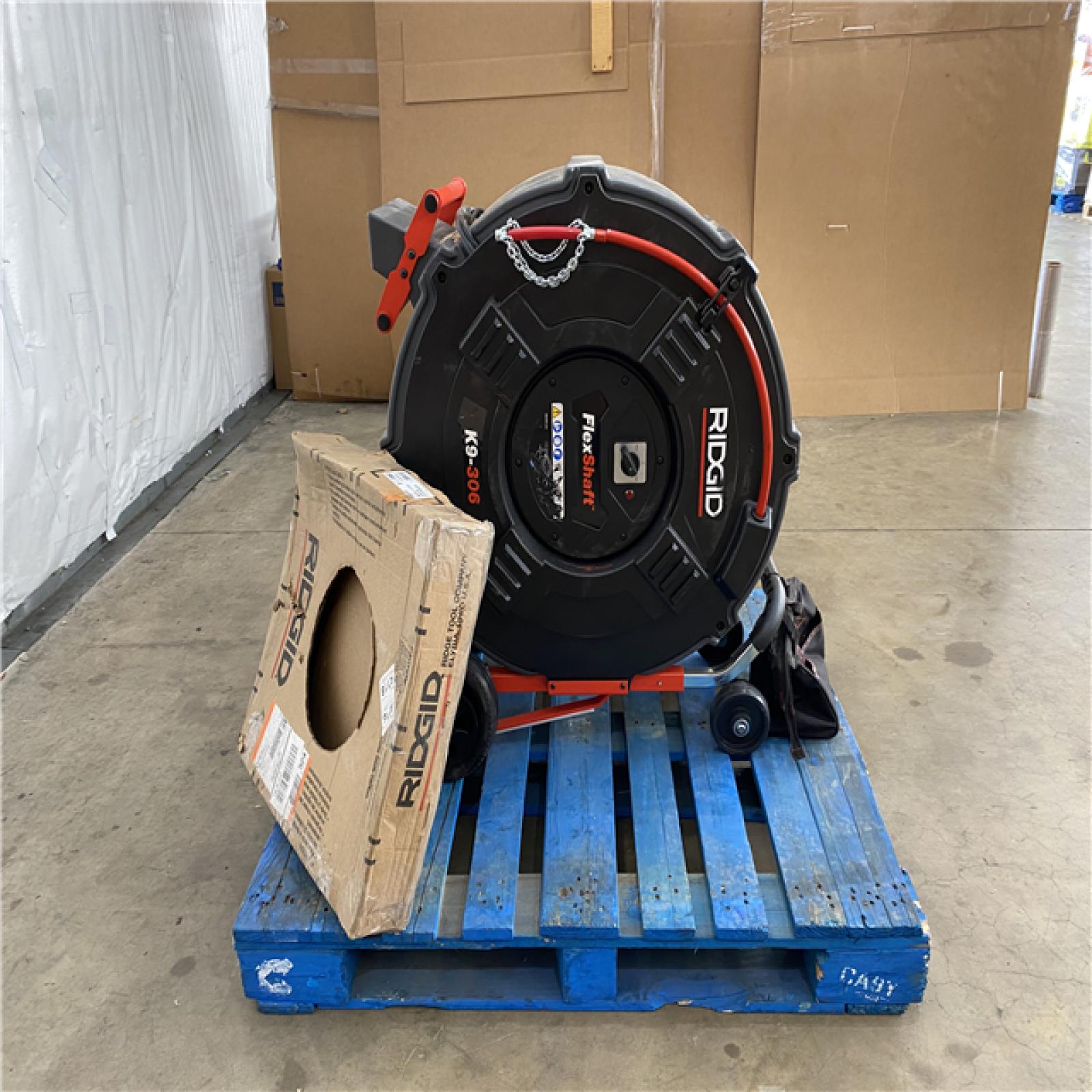 Houston Location - AS-IS flexshaft k9306 drain cleaner