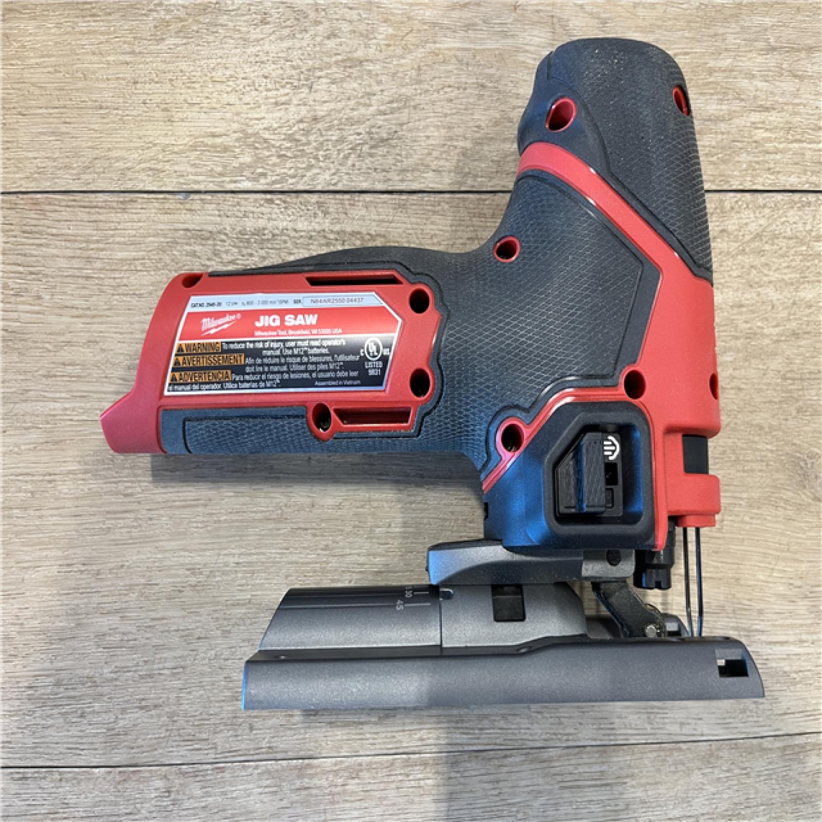 AS-IS Milwaukee 12V Fuel Lithium-Ion Cordless Jig Saw (Tool-Only)