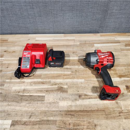 HOUSTON LOCATION - AS-IS Milwaukee FUEL 18V Lithium-Ion Brushless Cordless 1/2 in. Impact Wrench w/Friction Ring Kit