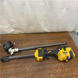 AS-IS DEWALT FLEXVOLT 60V MAX 17 in. Cordless Battery Powered Attachment Capable Trimmer Kit with (1) FLEXVOLT 3 Ah Battery & Charger