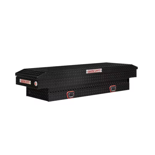 DALLAS LOCATION- WEATHER GUARD Truck Tool Box in Aluminum 6.4