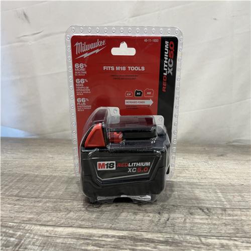 NEW - Milwaukee 18-Volt 5.0 Ah Lithium-Ion XC Extended Capacity Battery Pack