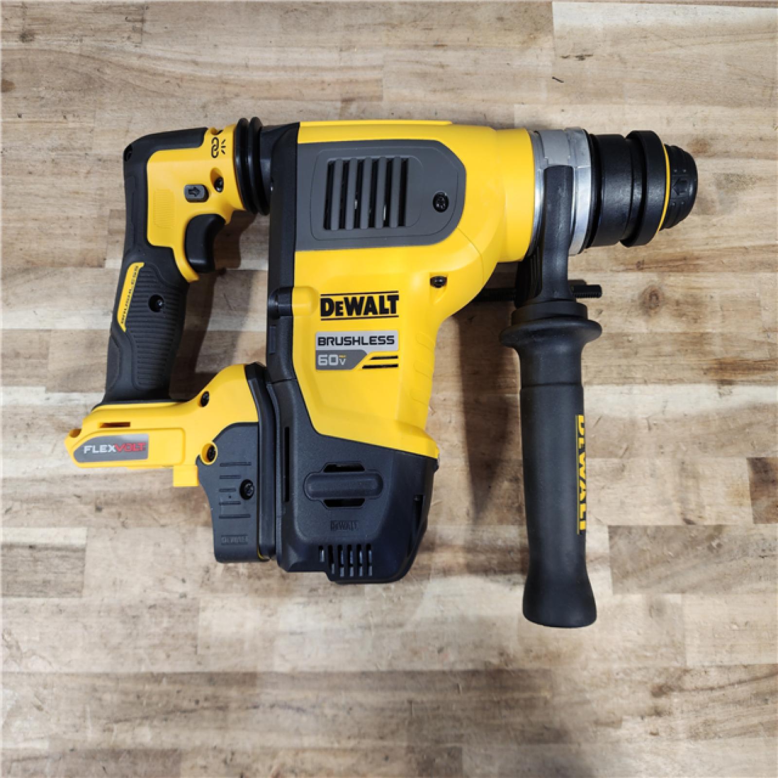 HOUSTON LOCATION - AS-IS DEWALT FLEXVOLT 60V MAX Cordless 1-1/4 in. SDS Plus Rotary Hammer (Tool Only)